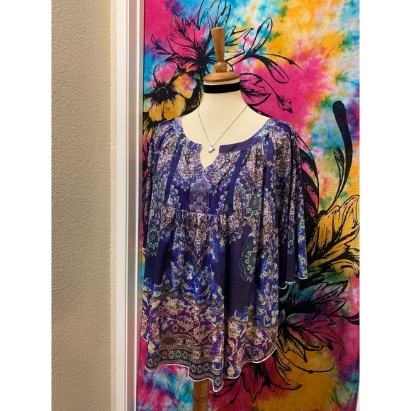 🌈 Beautiful mandala night top - Picture 3 of 11